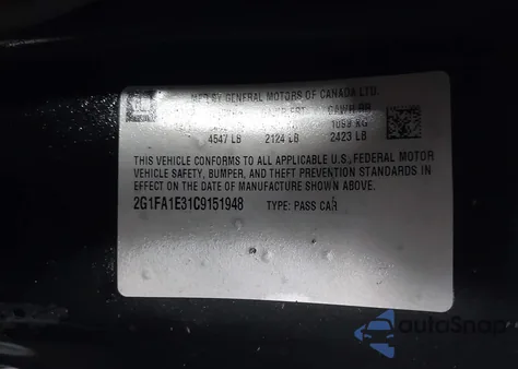 2012 Chevrolet Camaro 2Ls from USA, damaged, VIN 2G1FA1E31C9151948
